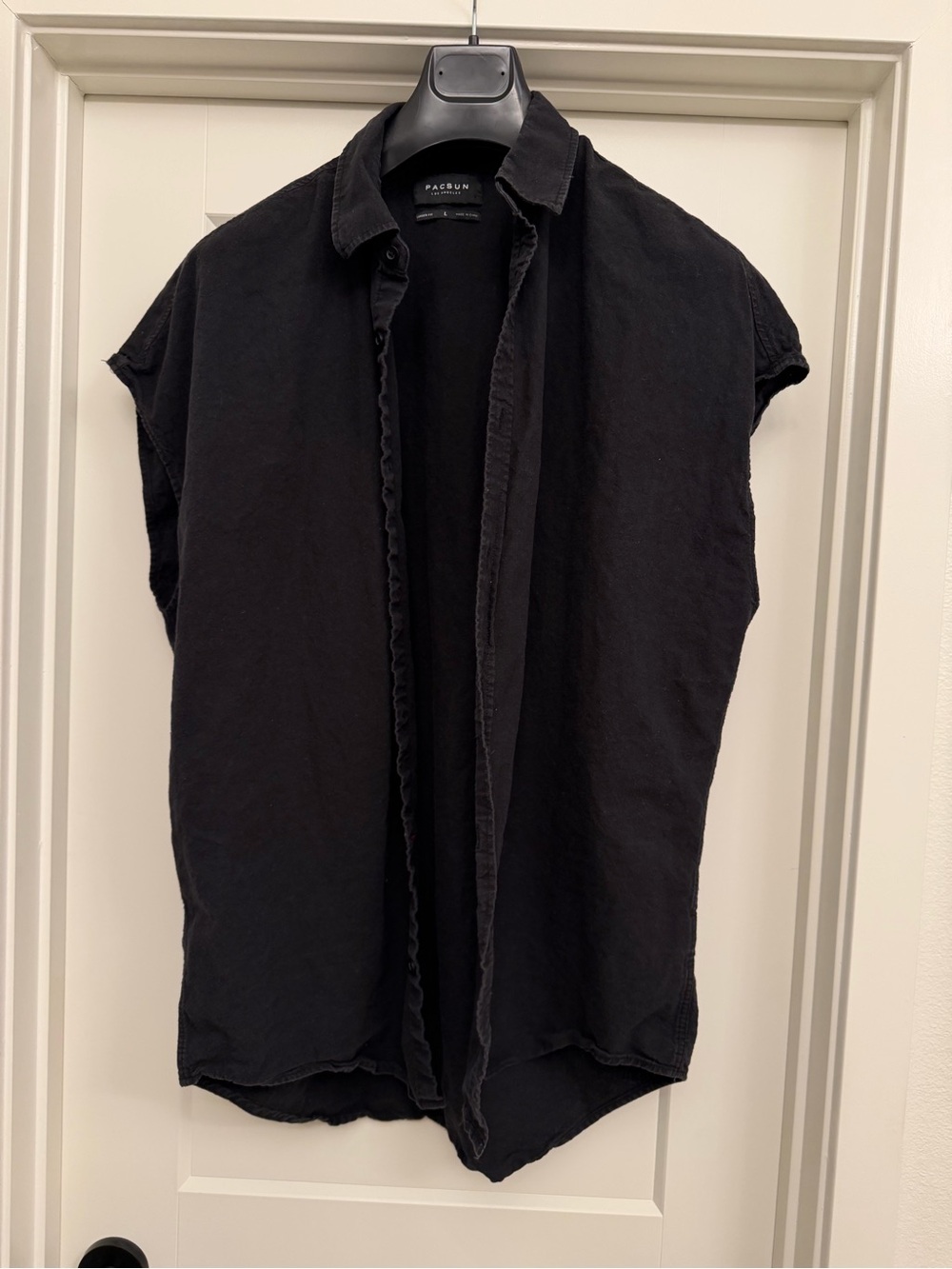 PacSun Black oversized sleeveless shirt